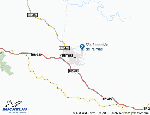 MICHELIN-Landkarte Palmas - ViaMichelin