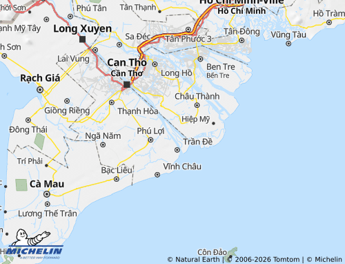 Mappa MICHELIN Cù Lao Dung - ViaMichelin