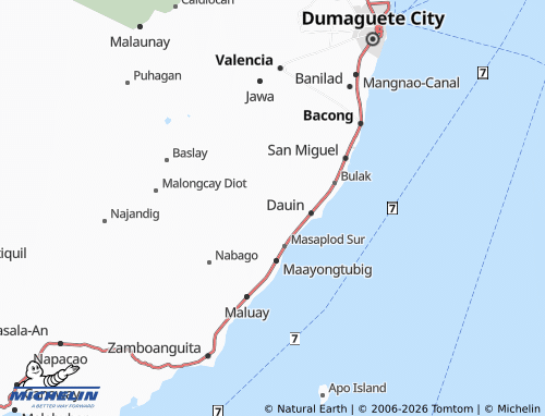 MICHELIN Tunga-Tunga map - ViaMichelin