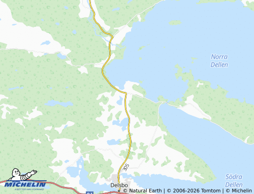 Carte MICHELIN Bjuråker - ViaMichelin