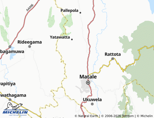 MICHELIN Walawela map - ViaMichelin