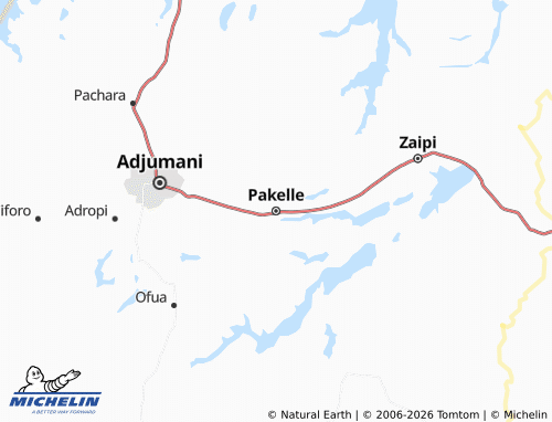 Mappa MICHELIN Pakelle - ViaMichelin
