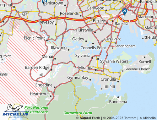 MICHELIN Jannali map - ViaMichelin