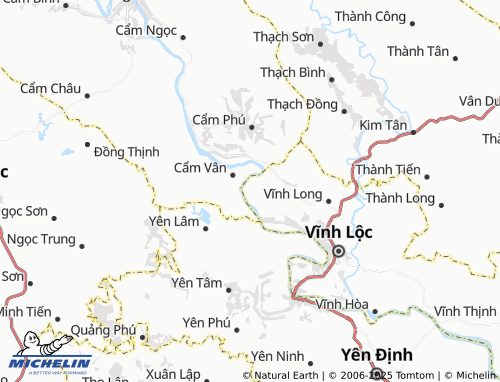 MICHELIN Vĩnh Quang map - ViaMichelin