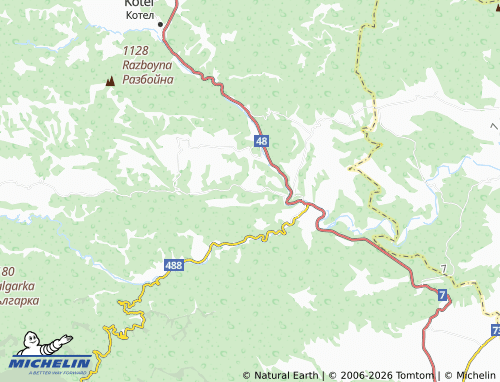 Carte MICHELIN Katunishte - ViaMichelin