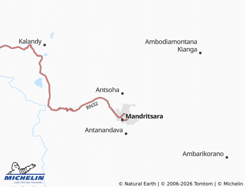 MICHELIN-Landkarte Antsoha - ViaMichelin