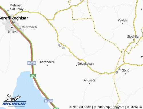 Mapa MICHELIN Yeşilyurt - ViaMichelin