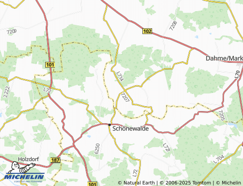 MICHELIN Weißen map - ViaMichelin