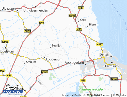 MICHELIN-Landkarte Leermens - ViaMichelin