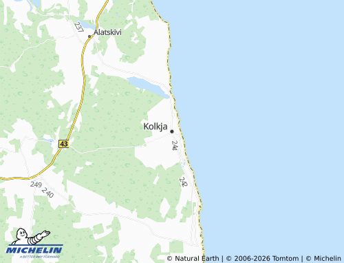 Mapa MICHELIN Kolkja - ViaMichelin