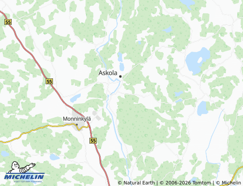 MICHELIN Ruutipelto map - ViaMichelin
