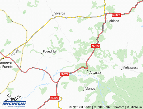 MICHELIN Canaleja map - ViaMichelin
