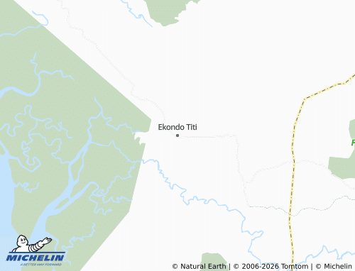 Mapa MICHELIN Ekondo Titi - ViaMichelin