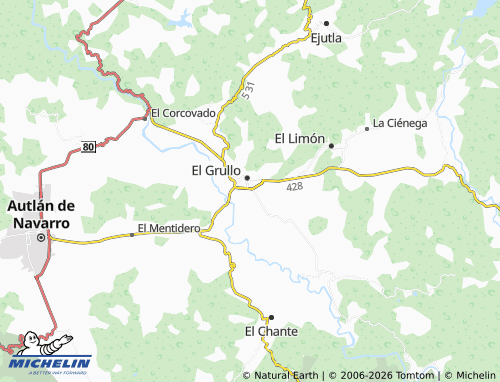 Mapa MICHELIN Del Sur - ViaMichelin