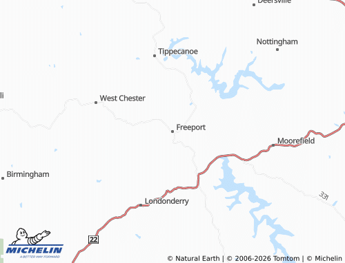 Mappa MICHELIN Freeport - ViaMichelin