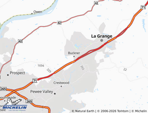 Carte MICHELIN Buckner - ViaMichelin