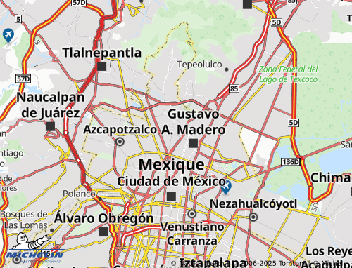 Mappa MICHELIN Colonia Lindavista - ViaMichelin