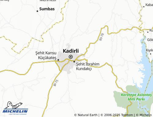 MICHELIN Şehit Mustafa Yağız map - ViaMichelin