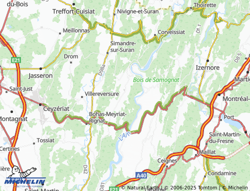 MICHELIN Romanèche map - ViaMichelin