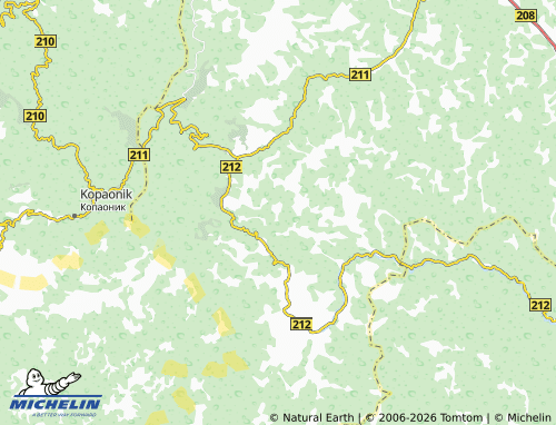 Mapa MICHELIN Kneževo - ViaMichelin