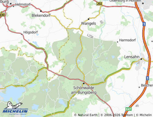 Mapa MICHELIN Mönchneversdorf - ViaMichelin