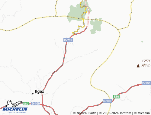 MICHELIN Kurmalar map - ViaMichelin