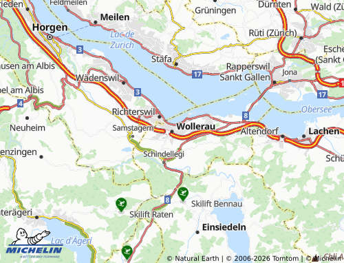 Mappa MICHELIN Wollerau - ViaMichelin