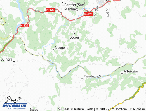 MICHELIN Bolmente (Santa María) map - ViaMichelin