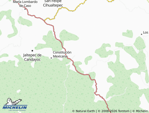 Mappa MICHELIN Hidalgo, Sata María Petapa - ViaMichelin