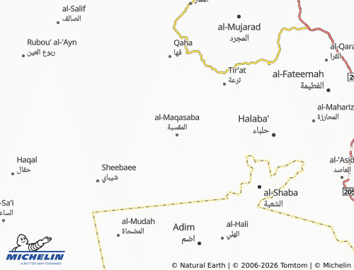 Carte MICHELIN al-Maqasaba - ViaMichelin