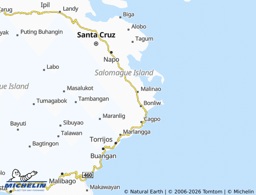 MICHELIN Bolo map - ViaMichelin