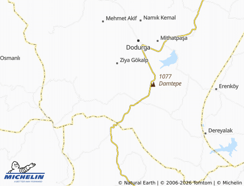 MICHELIN Yeni Yüreğil map - ViaMichelin