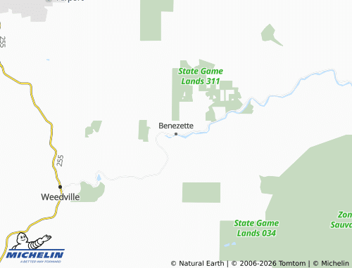 Mappa MICHELIN Benezette - ViaMichelin