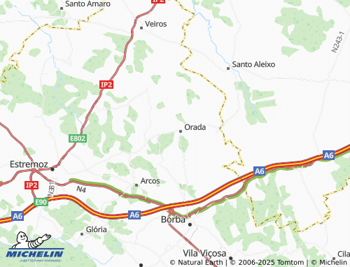 Kaart MICHELIN Horta do Cego - ViaMichelin