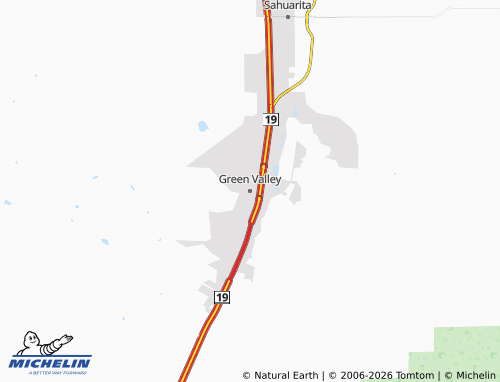 Mappa MICHELIN Green Valley - ViaMichelin