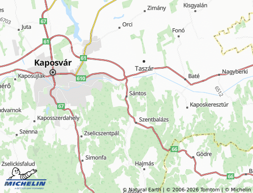 Mapa MICHELIN Sántos - ViaMichelin