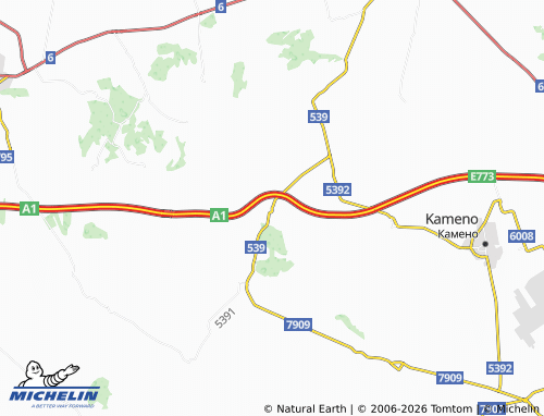 Mappa MICHELIN Vratitsa - ViaMichelin