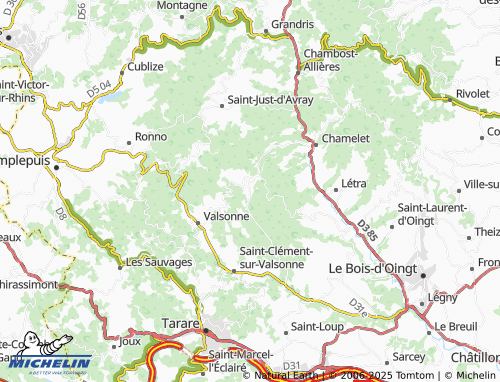 MICHELIN-Landkarte Dième - ViaMichelin