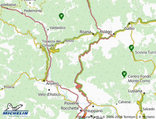 Mappa MICHELIN Treschè Conca - ViaMichelin