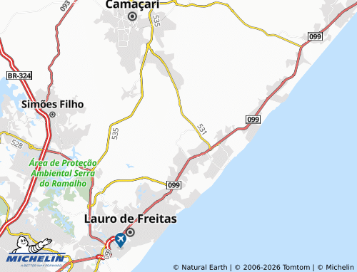 MICHELIN Cajazeiras de Abrantes map - ViaMichelin