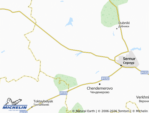 MICHELIN-Landkarte Mustayevo - ViaMichelin