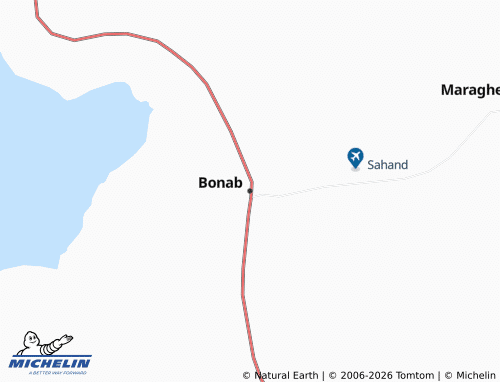 Kaart MICHELIN Bonab - ViaMichelin