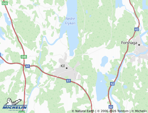 MICHELIN-Landkarte Fryksta - ViaMichelin