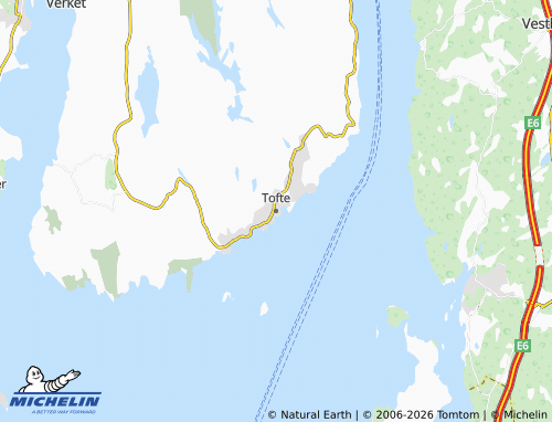 Carte MICHELIN Tofte - ViaMichelin