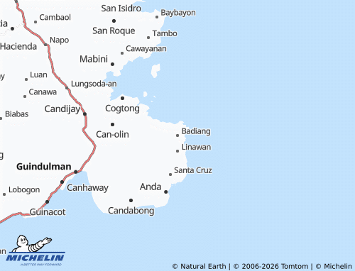 MICHELIN Badiang map - ViaMichelin