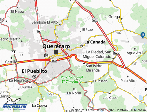 Mappa MICHELIN Distrito Piamonte, Monte Miranda - ViaMichelin