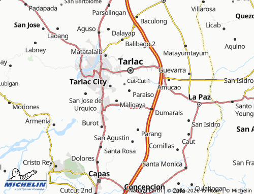 MICHELIN Balete map - ViaMichelin