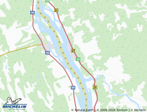 MICHELIN-Landkarte Karunki - ViaMichelin