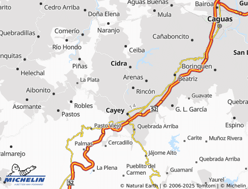 MICHELIN Parcelas Nuevas map - ViaMichelin