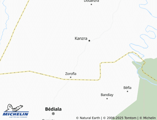 MICHELIN Zangrofla map - ViaMichelin